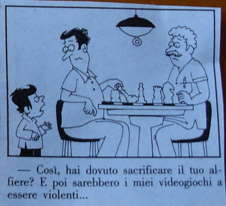 Gli scacchi gioco violento…